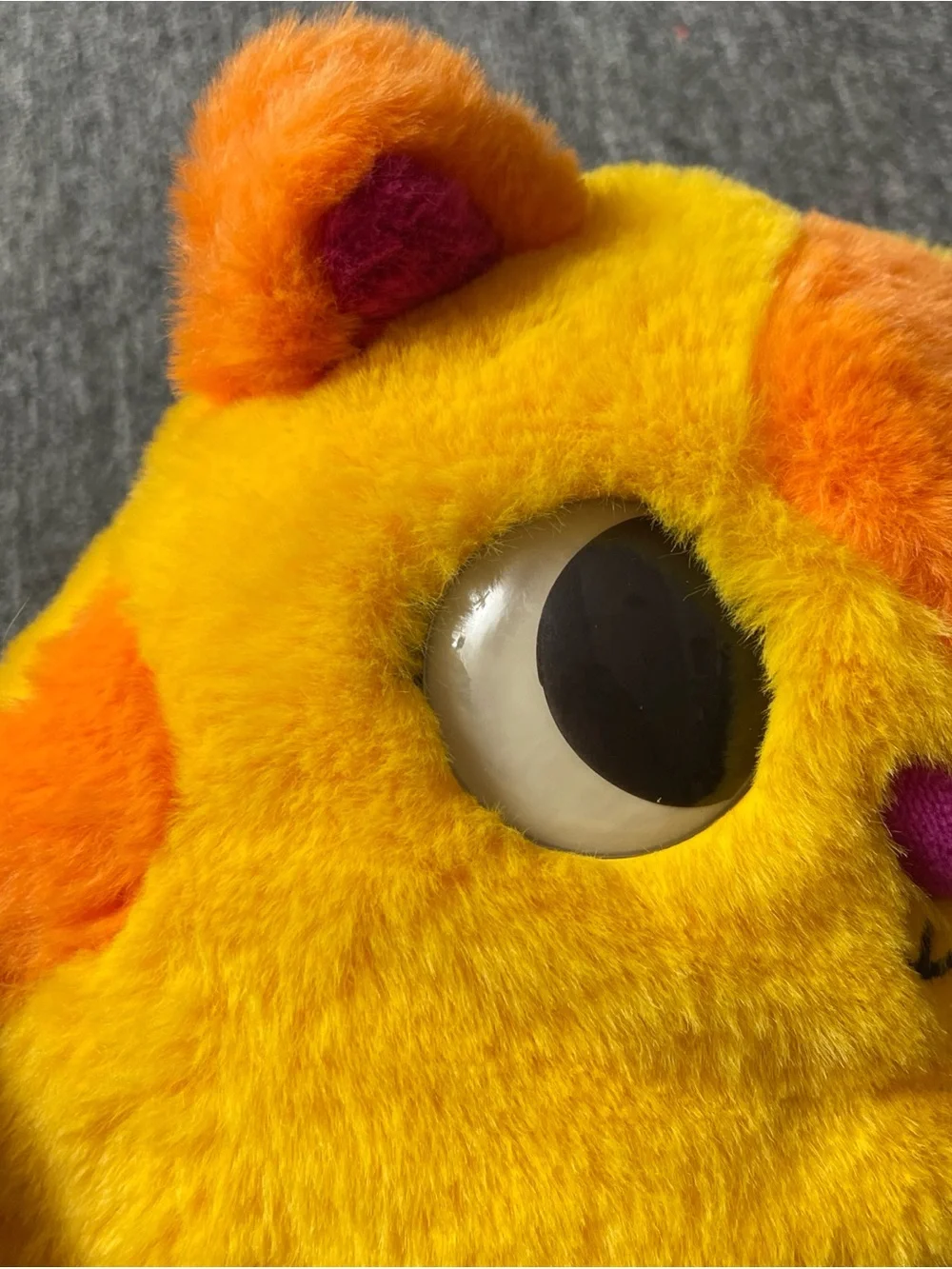 Land Of B 11” Stuffed Cat Animal Fluffy Doos Lolo Orange Kids Toy Plush